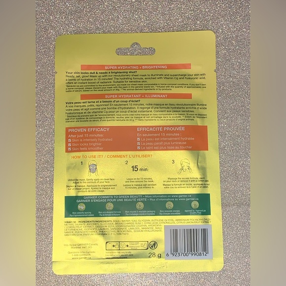 💫🎁 FREE GWP 💫 [💠FREE when…]- Garnier Moisture Bomb Sheet Mask - Picture 2 of 2